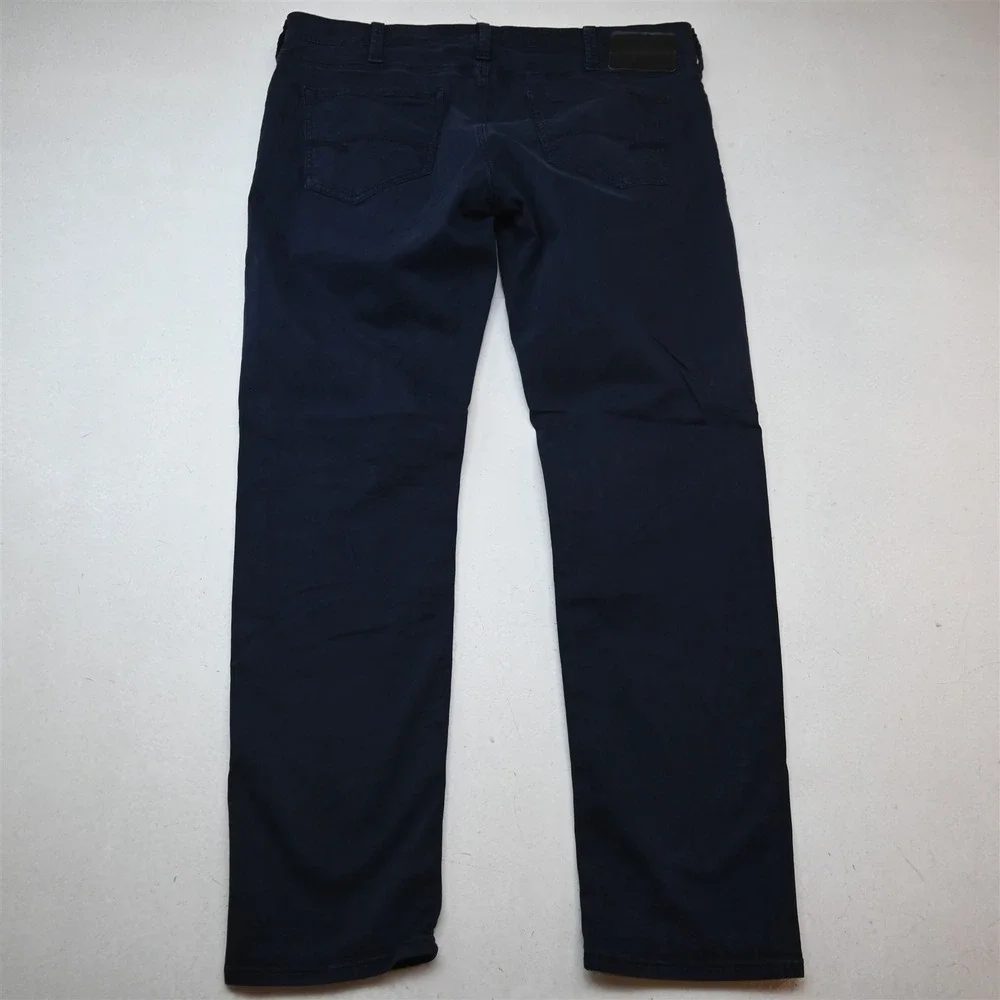 Mavi Jeans 38x32 Blue Brushed Stretch Jake Slim Mens Jeans